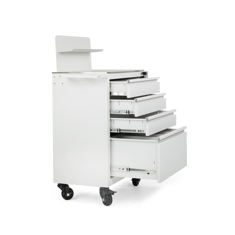 Dongpin DP-4703B salon work station top storage and drawer layout detail