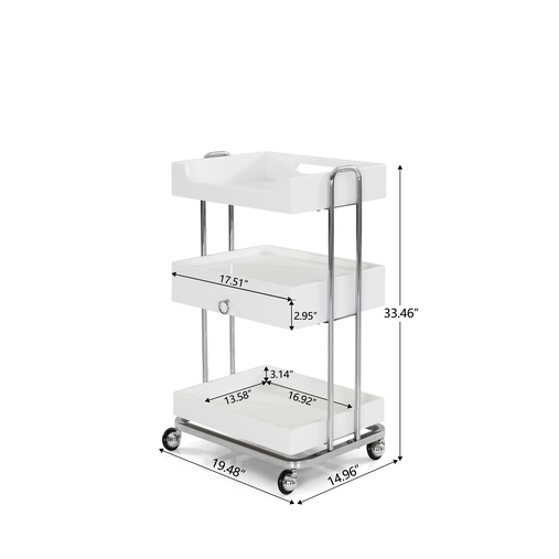 Salon trolley cart with drawer-5