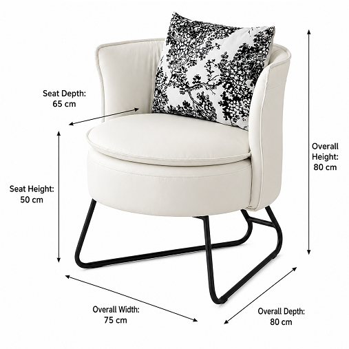 Dongpin_NT430_cat_scratch_leather_salon_lounge_chair-dimension