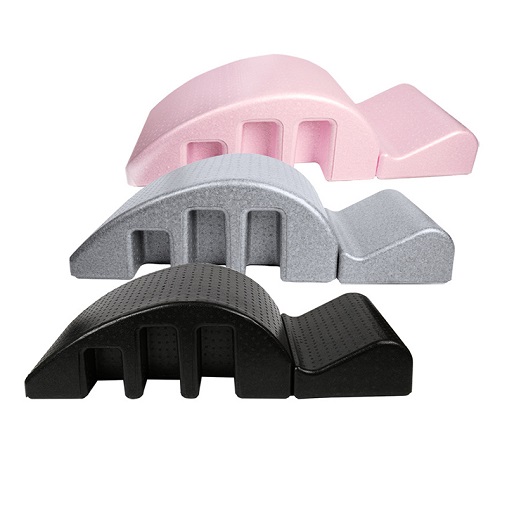 epp-pilates-back-stretcher-pink-gray-black-colors