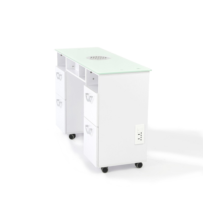 manicure table with ventilation fan-4