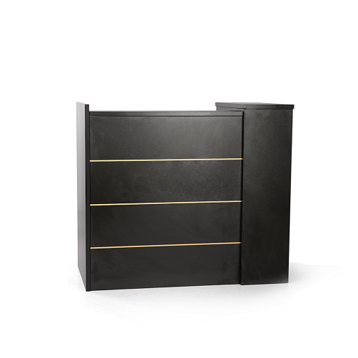 TL-2201 Black salon reception desk