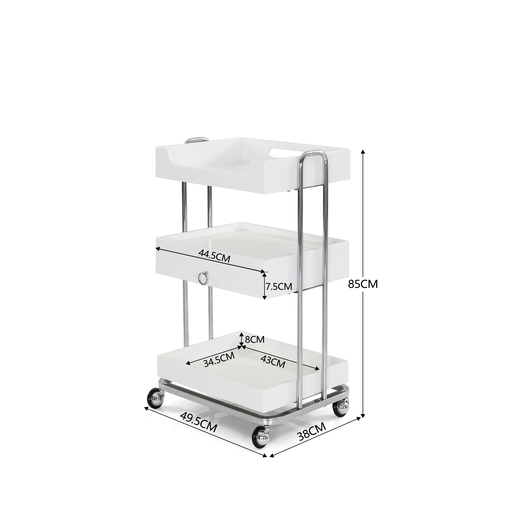 Salon trolley cart with drawer-4
