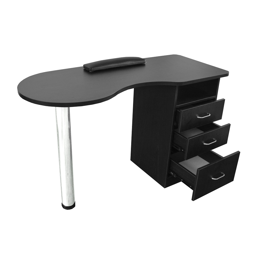 dp-3431-manicure-table-black-angle-view-drawers-open