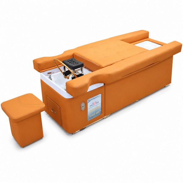 dongpin-dp4291-orange-head-spa-foot-bath-bed-white-background
