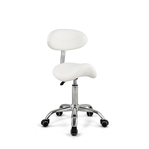 Dongpin 9938 Hydraulic Rolling Stool with Backrest-2