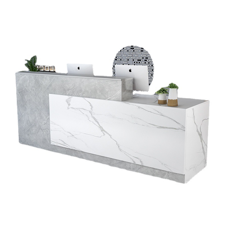 Modern L-Shaped Reception Desk DP-FD01