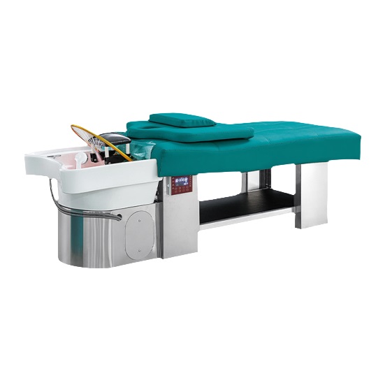 Head Spa Shampoo Bed with Ceramic Basin & Water Circulation-2