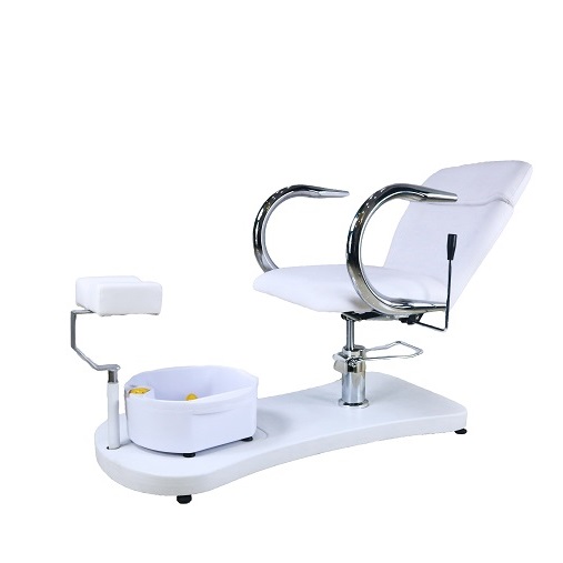 White Hydraulic Pedicure Chair-2