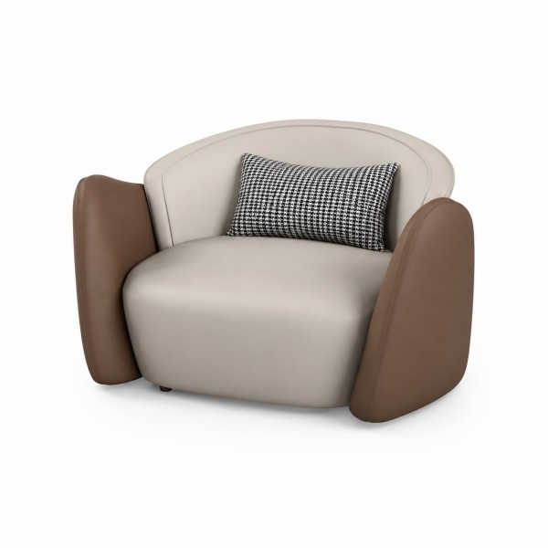 Dongpin-BJ3066-2-single-modern-curved-sofa-white