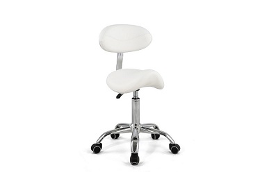 Dongpin 9938 Hydraulic Rolling Stool with Backrest-2