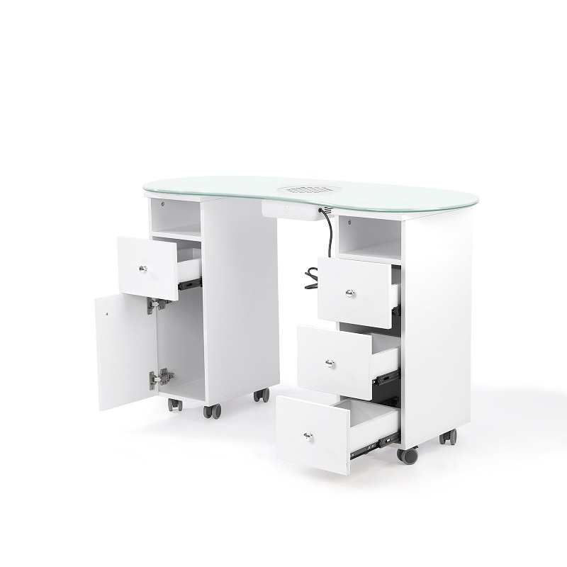 nail salon workstation with drawers-2