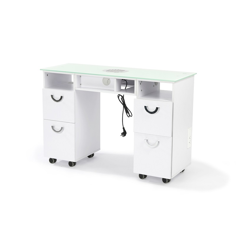 manicure table with ventilation fan-1