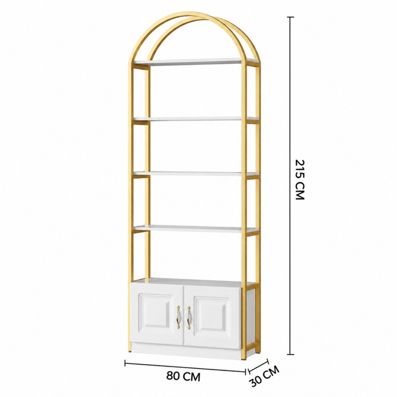 cy-a12-arched-display-shelf-80cm-size-chart-white-background