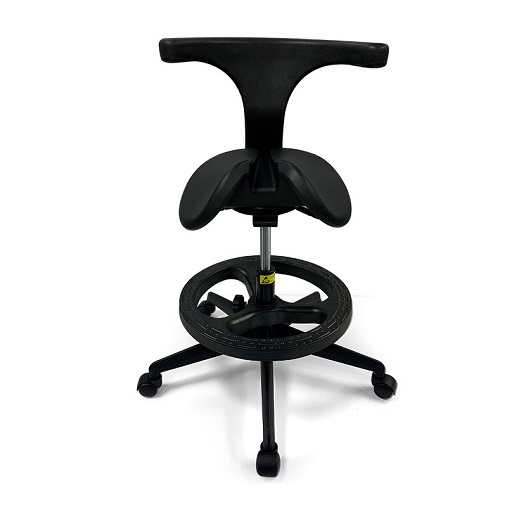 ergonomic-saddle-chair-backrest-lab-dental-use