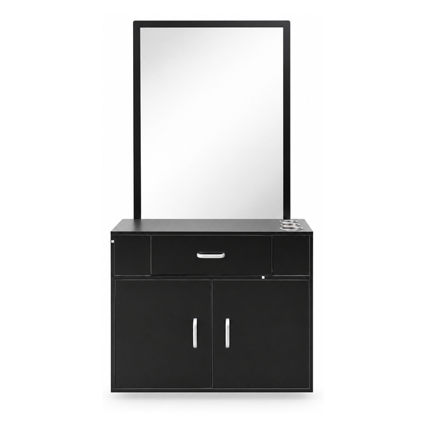 WG-MFJT001 Floating Salon Mirror Cabinet with Tool Holders