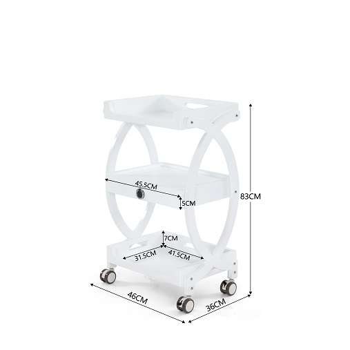 dongpin Salon Trolley Cart with Wheels-4
