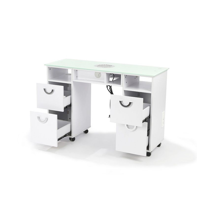 manicure table with ventilation fan-3