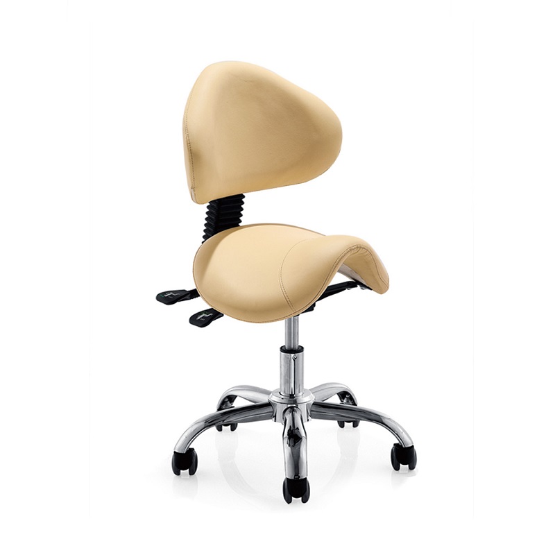 ergonomic saddle stool with backrest-1