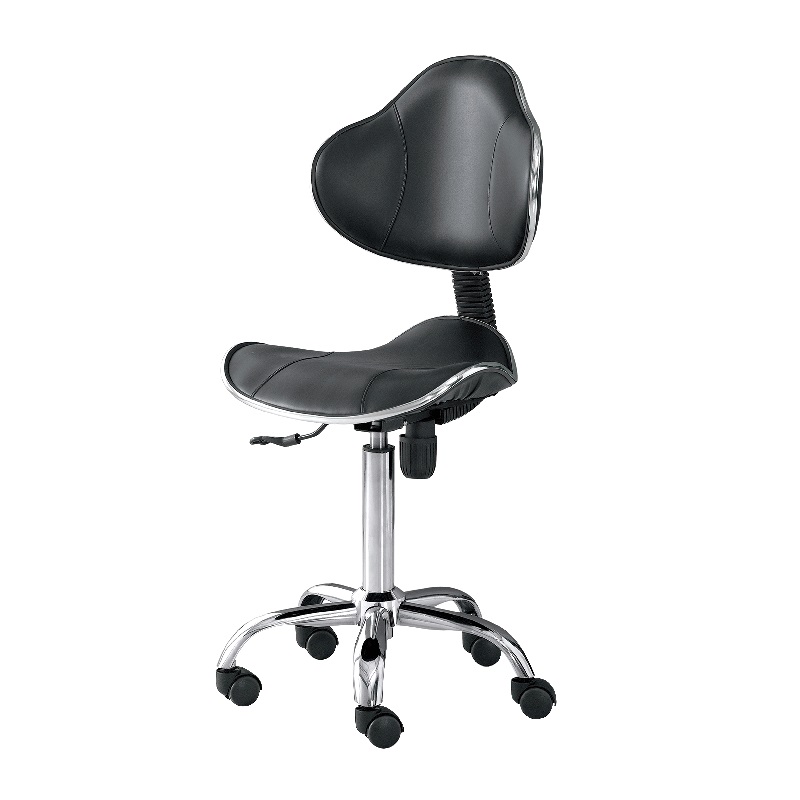 9963 Hydraulic Rolling Saddle Stool with Swivel Wheels