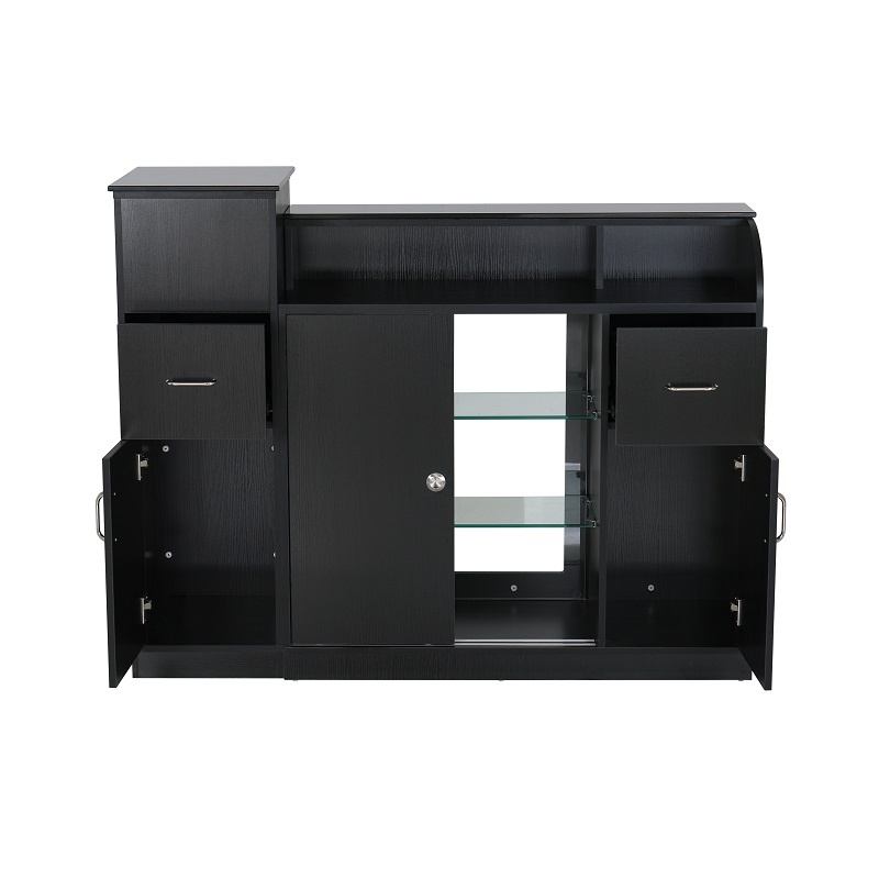 dp-3303-beauty-reception-desk-black-front-open-cabinets