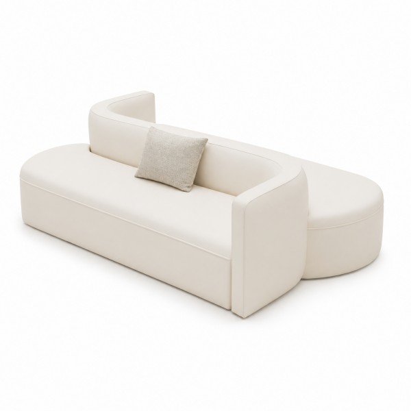 dongpin-bj-3212-orange-waiting-sofa-beauty-salon
