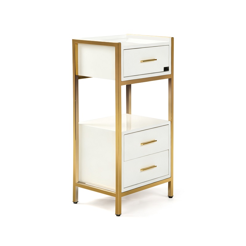 mh-k001-salon-storage-trolley-white-gold-angled