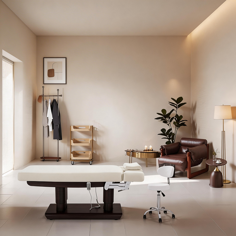 DONGPIN Beauty furniture Warm Tone Spa Room Furniture Set