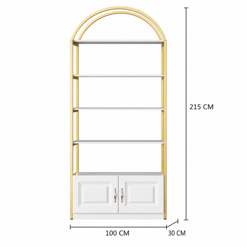 cy-a12-arched-display-shelf-100cm-size-chart-white-background