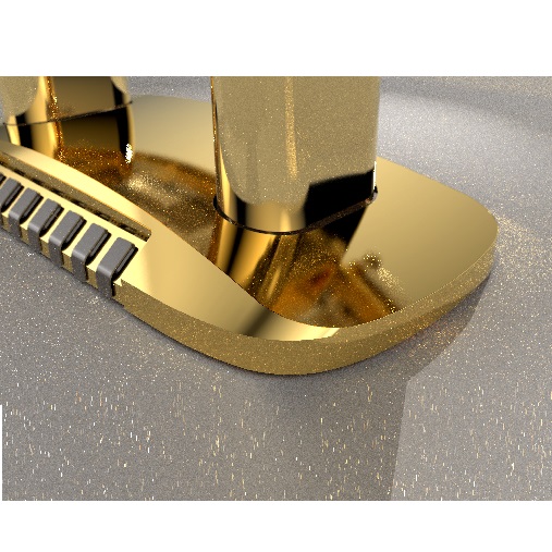 gold spa wellness table-3