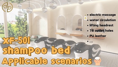 Multi-scenario application of shampoo bed XF-501