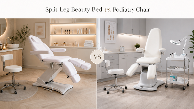 Split-Leg Facial Bed vs. Podiatry Chair: What&rsquo;s the Real Difference?