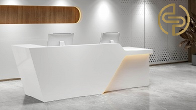 Choose the Right Salon Reception Desk Size | Dongpin Beauty Furniture