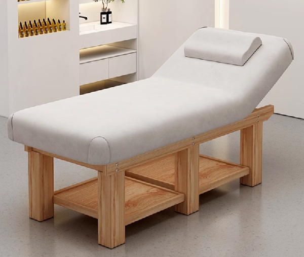LK-004 solid wood spa bed for sale