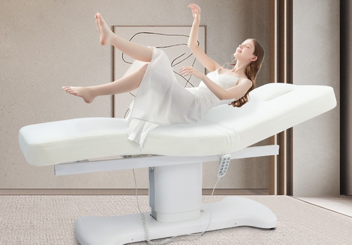Z041 electric spa bed with single column and three motors