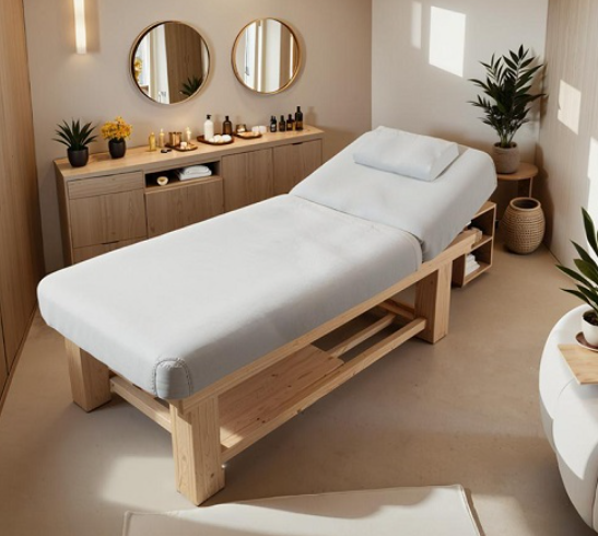 Wooden Facial Massage Table