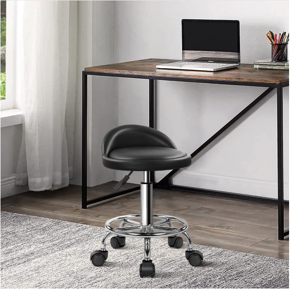 salon stool with PU leather cushion-1.png