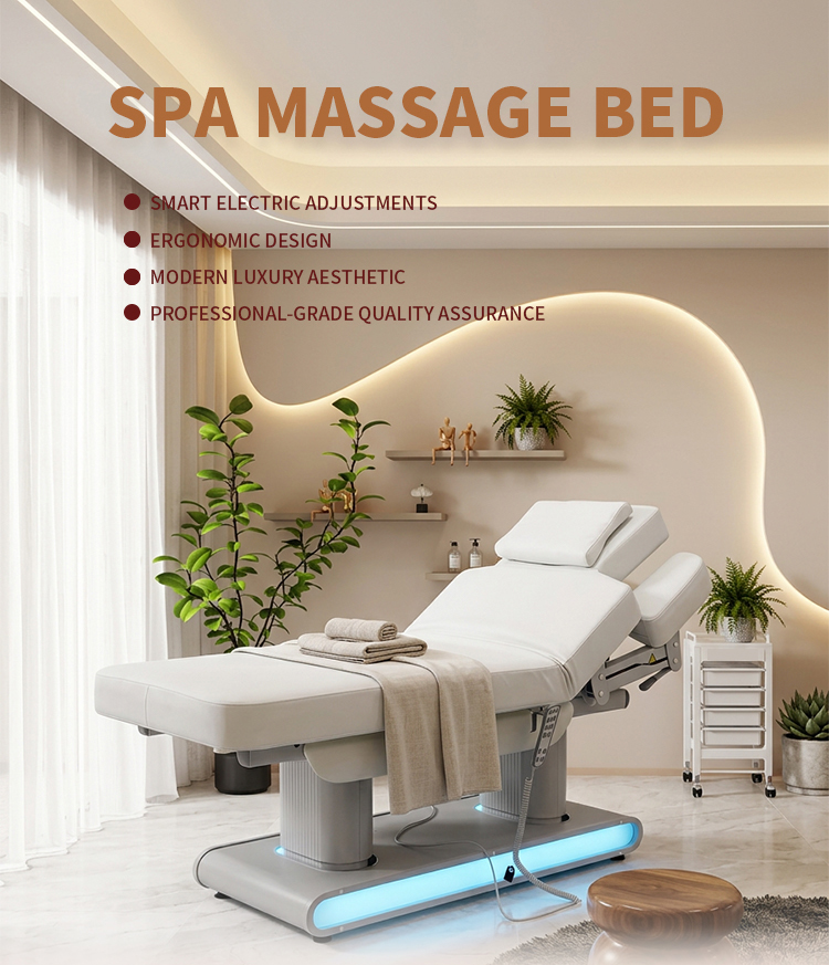 Dongpin DP-Z242F spa massage bed electric medical spa treatment table in salon room.jpg