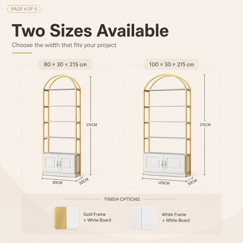 dongpin-cy-a12-display-shelf-wholesale-packing-info Dongpin CY-A12 salon display shelf with wooden crate packing for wholesale beauty salon, retail store and showroom projects